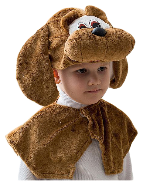 фото Карнавальный костюм бока собака, цв. коричневый р.122