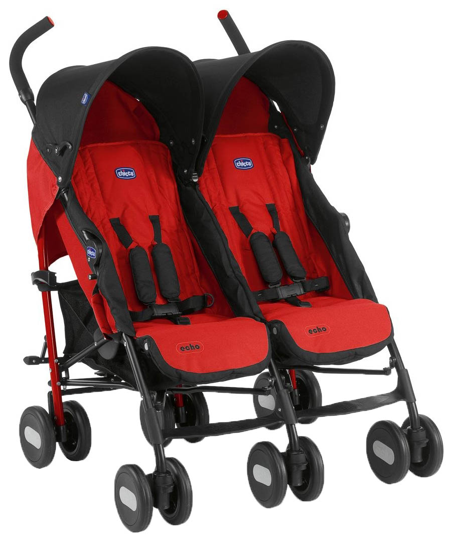 

Коляска для двойни и погодок Chicco Echo Twin Garnet, Echo Twin