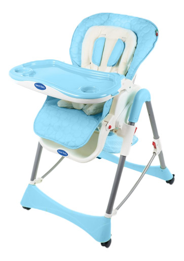 фото Стульчик для кормления sweet baby royal classic blu