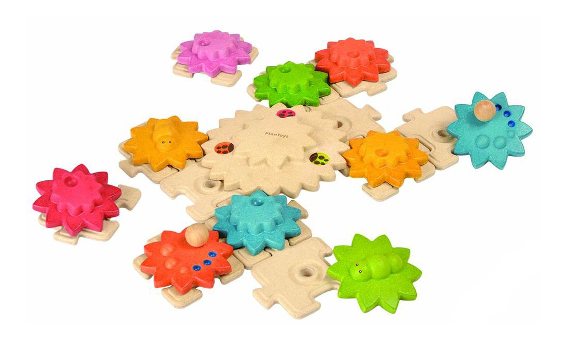 

Деревянная игрушка для малышей PlanToys Шестеренки, Шестеренки