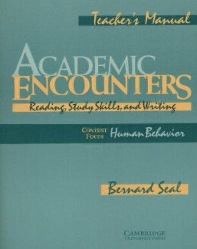

Acad Encounters: Human Behaviour SB Listening +DVR