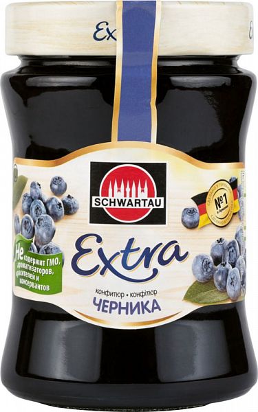 фото Конфитюр schwartau еxtra черника 340 г