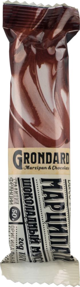 фото Марципановый батончик grondard шоколадный мусс 50 г
