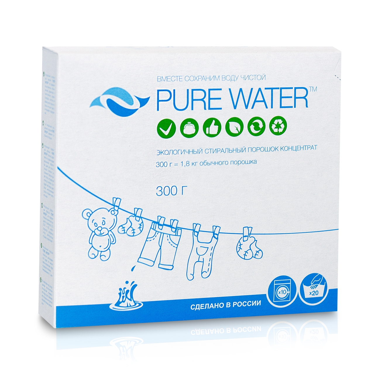 Порошок Pure Water  для стирки 300 г