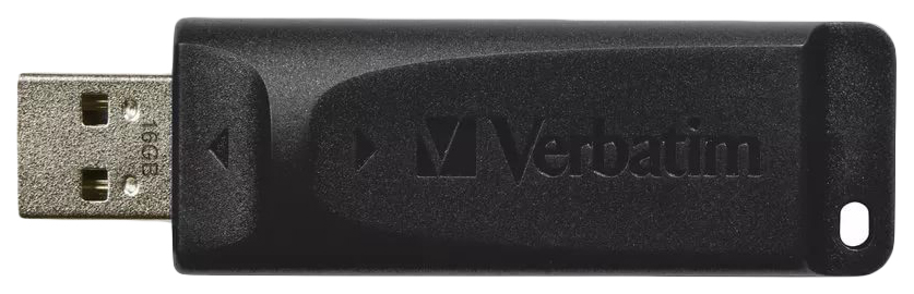 

Флешка Verbatim Slider 16ГБ Black (98696), Slider