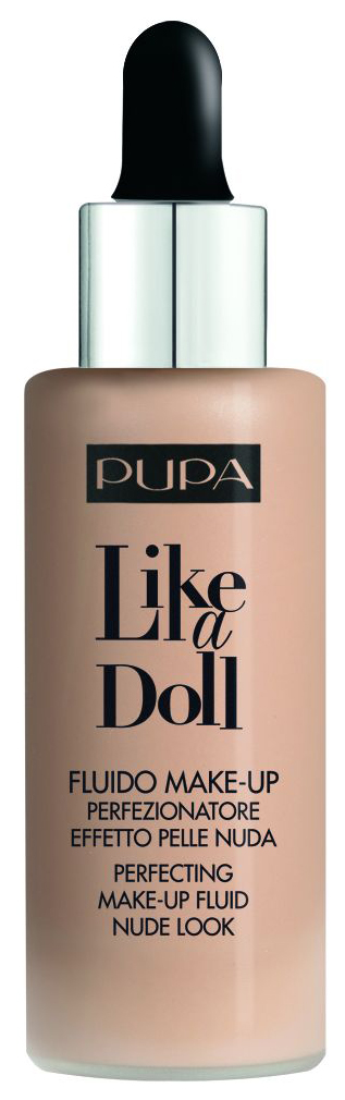 Тональный крем PUPA Like a Doll тон 020 Light Beige 30 мл тональный кушон missha glow cushion light с коллагеном тон 21n 13 г