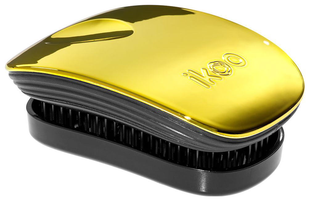 фото Расческа ikoo brush metallic pocket black soleil