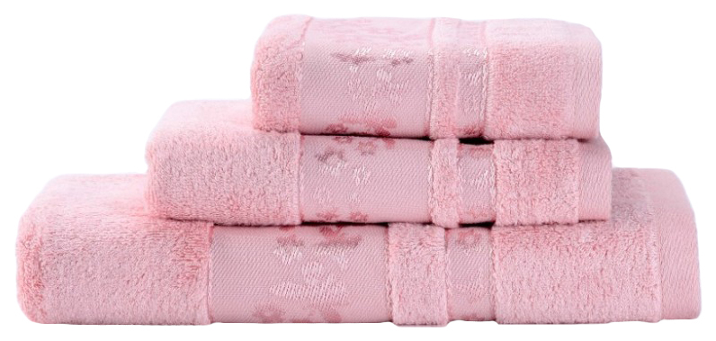 фото Банное полотенце valtery emily-3 розовый