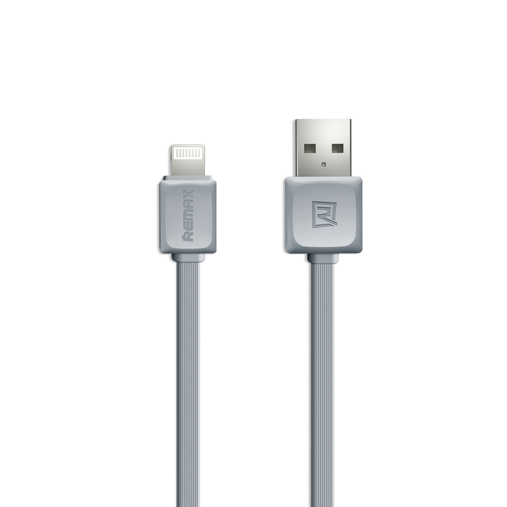 

Кабель Remax RC-008i Lightning 1м Grey, RC-008I