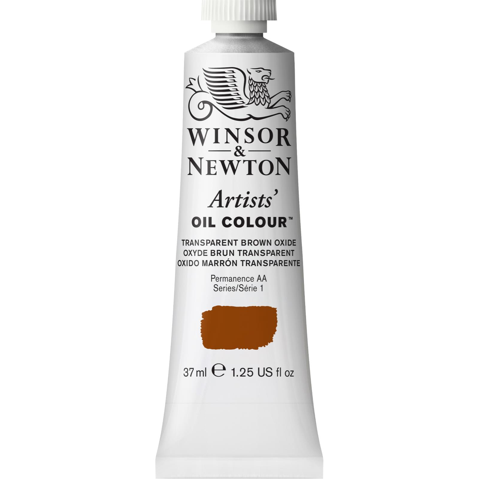 фото Масляная краска winsor&newton artists прозрачный коричневый 37 мл