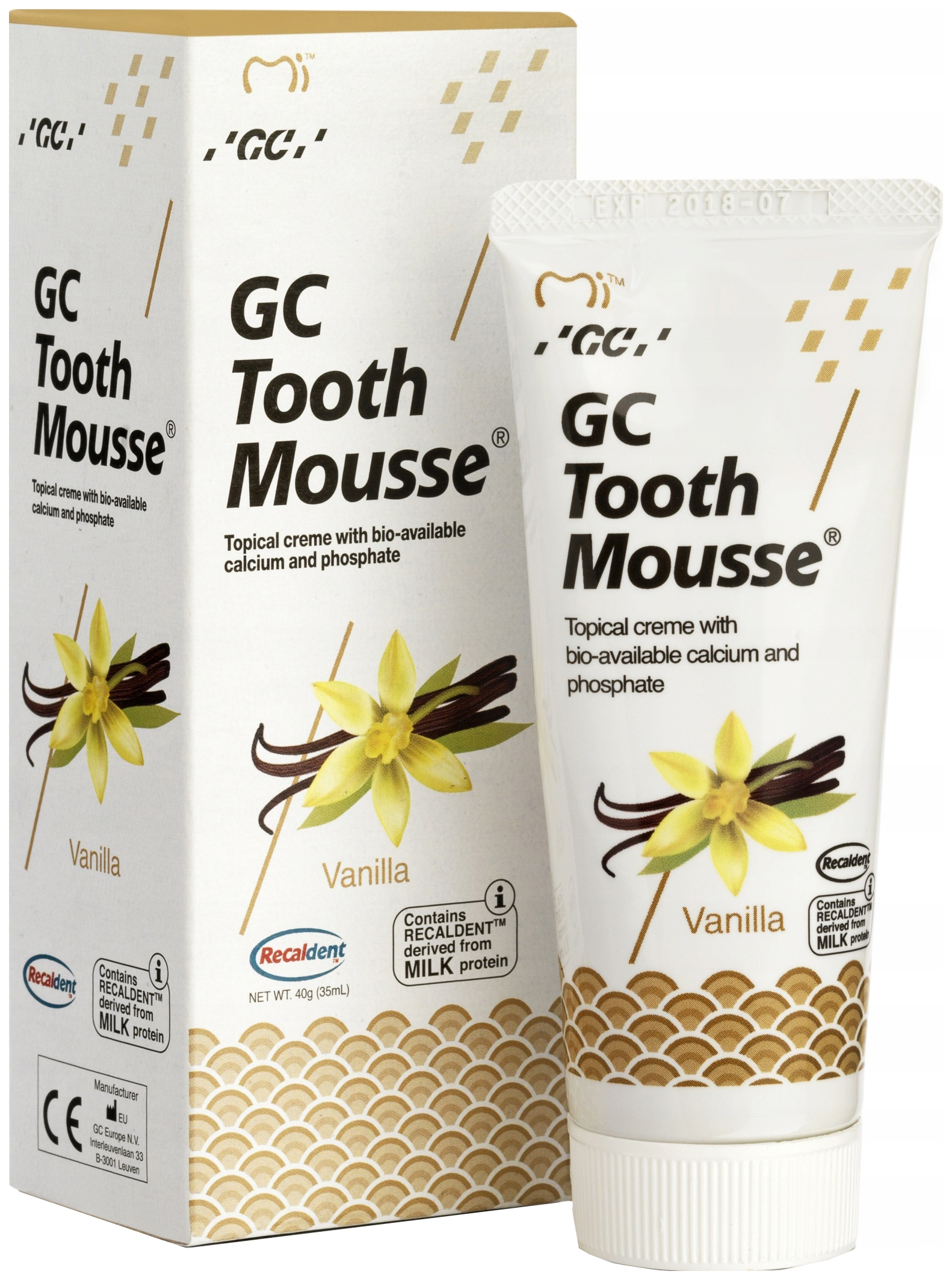 Зубной гель GC Tooth Mousse Ваниль 35 мл