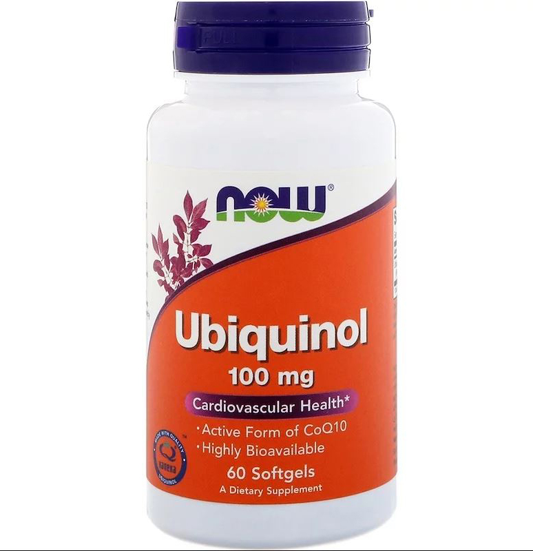 Купить Убихинол, 100 мг, Now Ubiquinol 100 мг капсулы 60 шт.