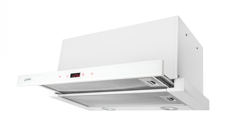 

Вытяжка встраиваемая Grand Toledo sensor 60 1М белый, Toledo sensor 60
