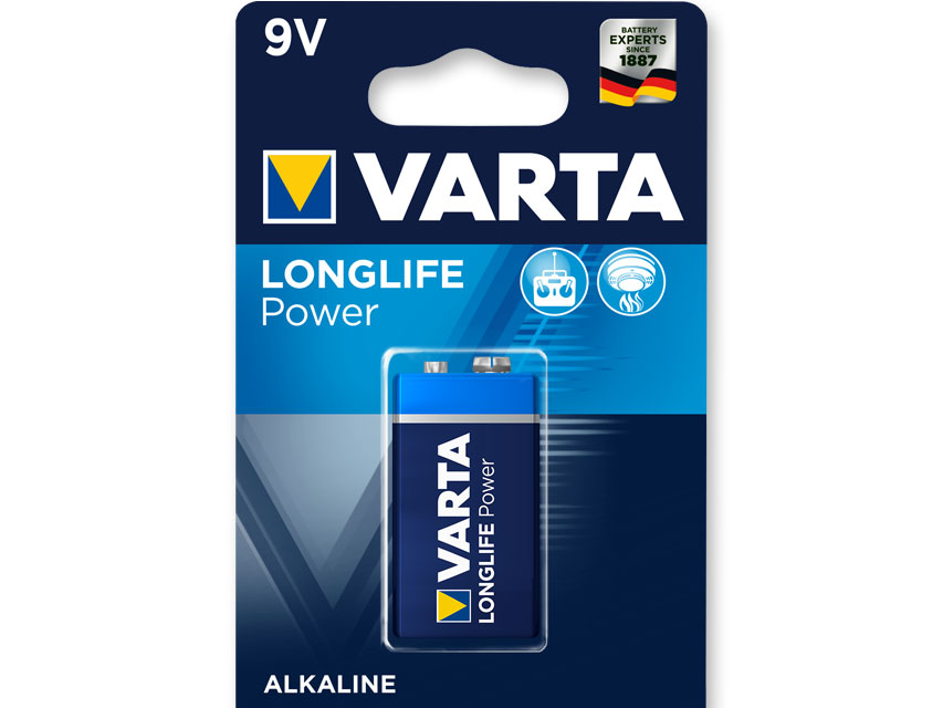 

Батарейка VARTA High Energy/Longlife Power 6LR61/6LF22 1 шт, VARTA High Energy/ Longlife Power 1.