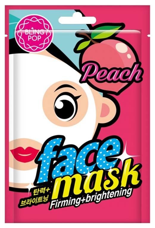 

Маска для лица Bling pop Peach Firming & Brightening Mask 20 мл