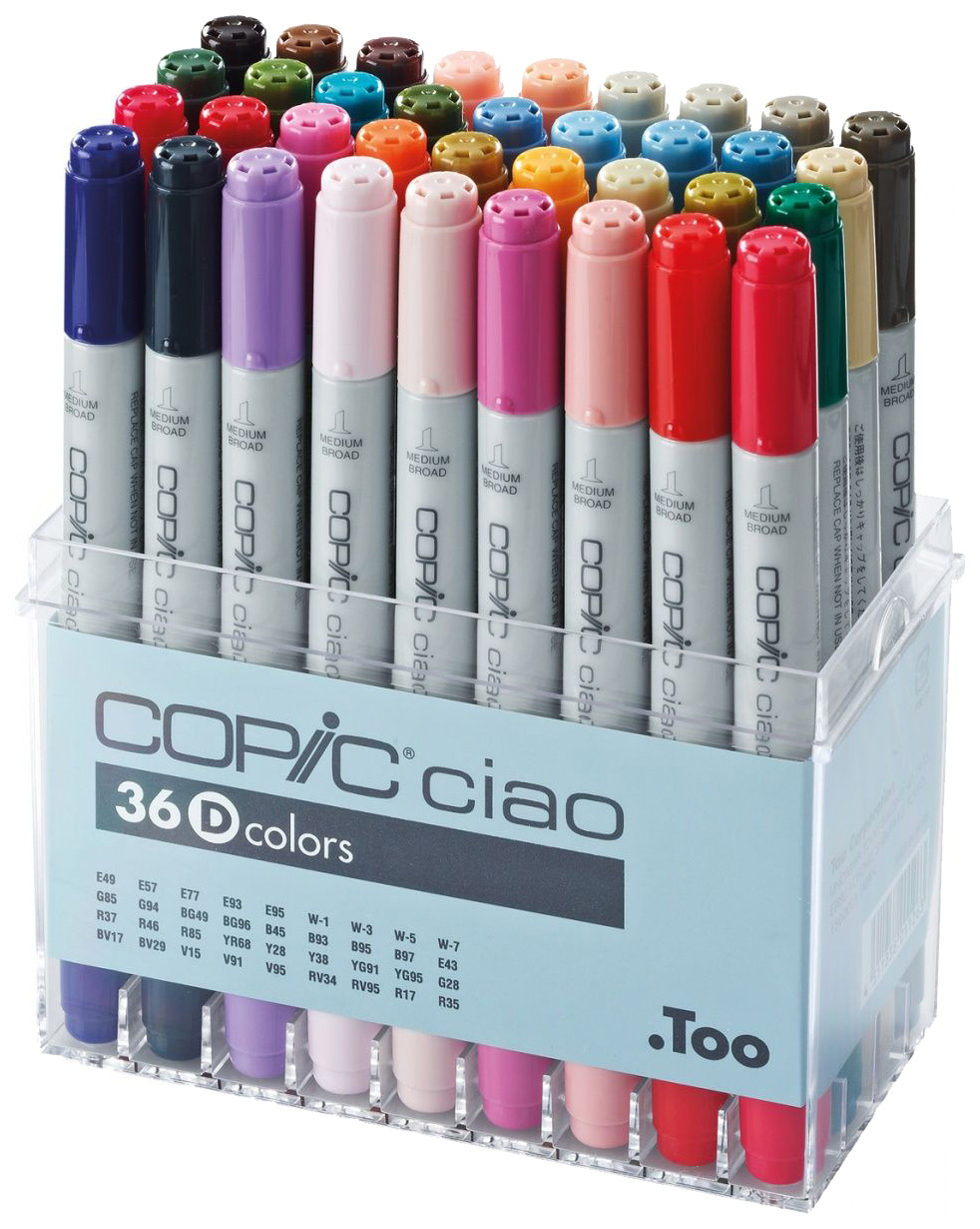 фото Набор двухсторонних маркеров copic ciao. а d 36 ов