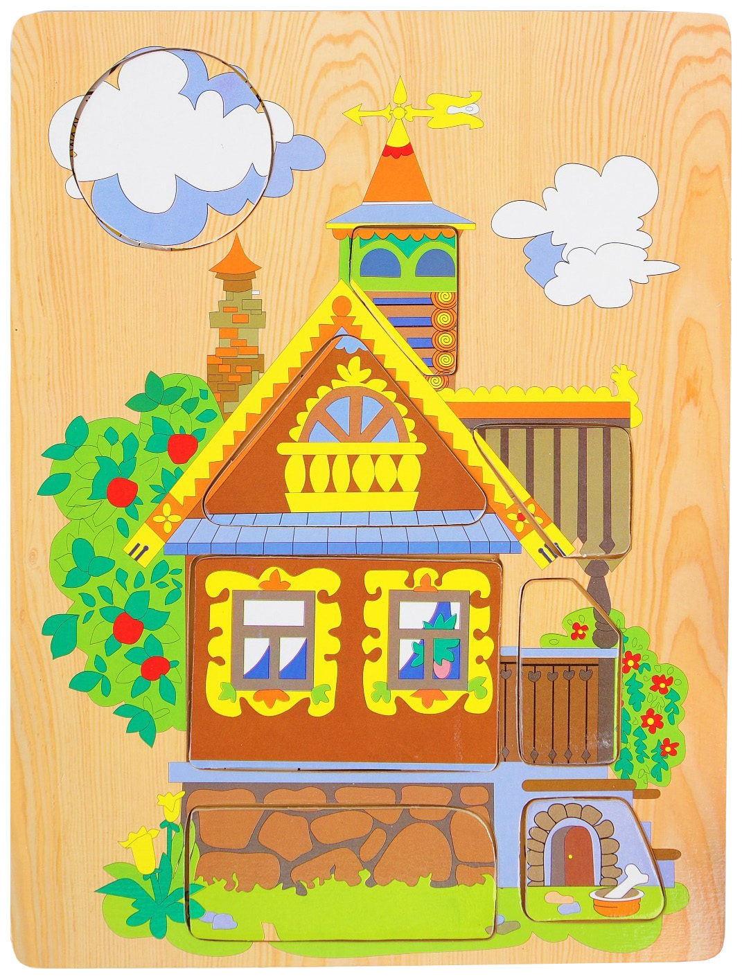 

Рамка-вкладыш Дерево-Теремок Wooden Toys