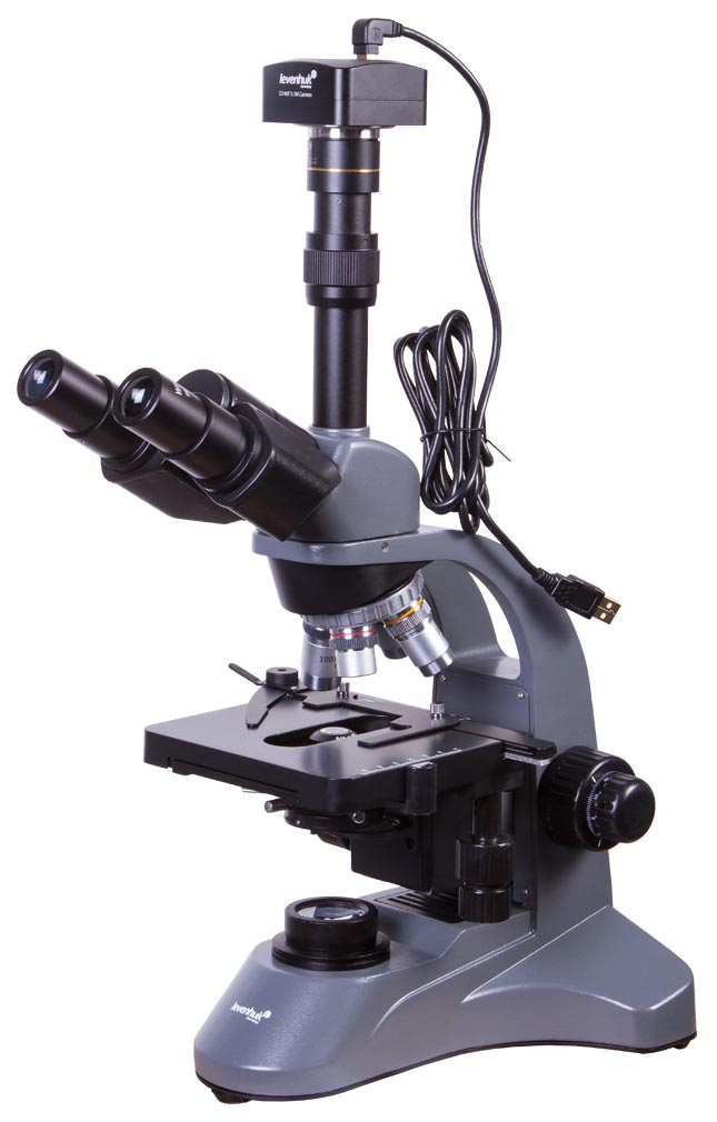 Купить Микроскоп цифровой Levenhuk D740T, 5, 1 Мпикс, тринокулярный