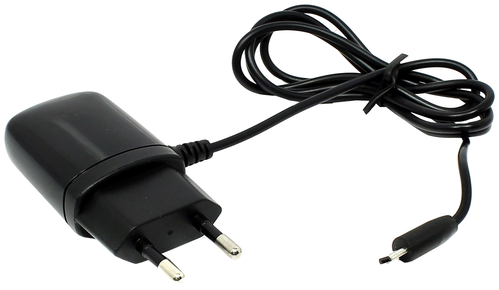 фото Сетевое зарядное устройство vcom travel charger cad526, micro usb, 1 a, black