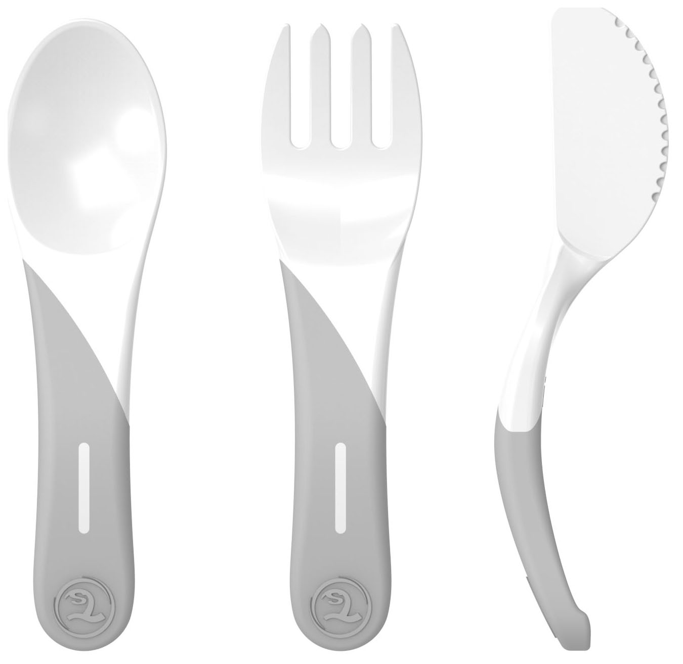 фото Набор столовых приборов twistshake learn cutlery, белый