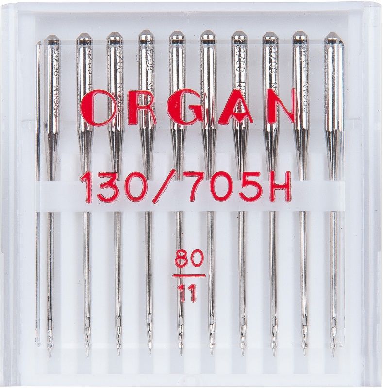 

Иглы Organ универсальные 10/80, 10/80