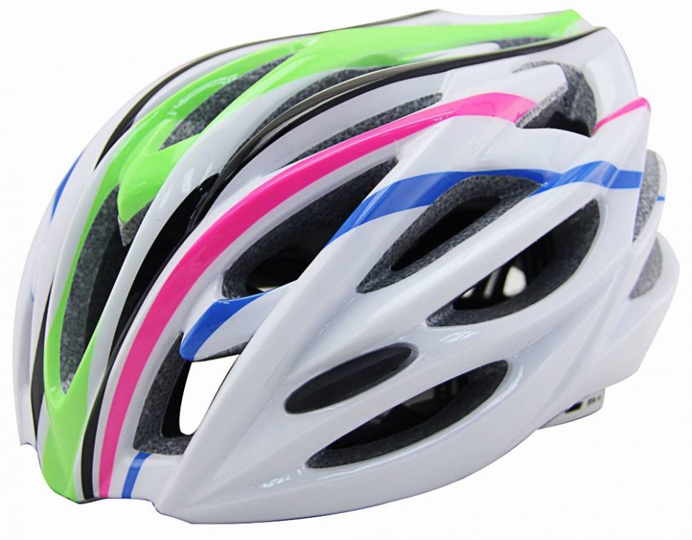фото Велосипедный шлем action! pwh-550, разноцветный, l