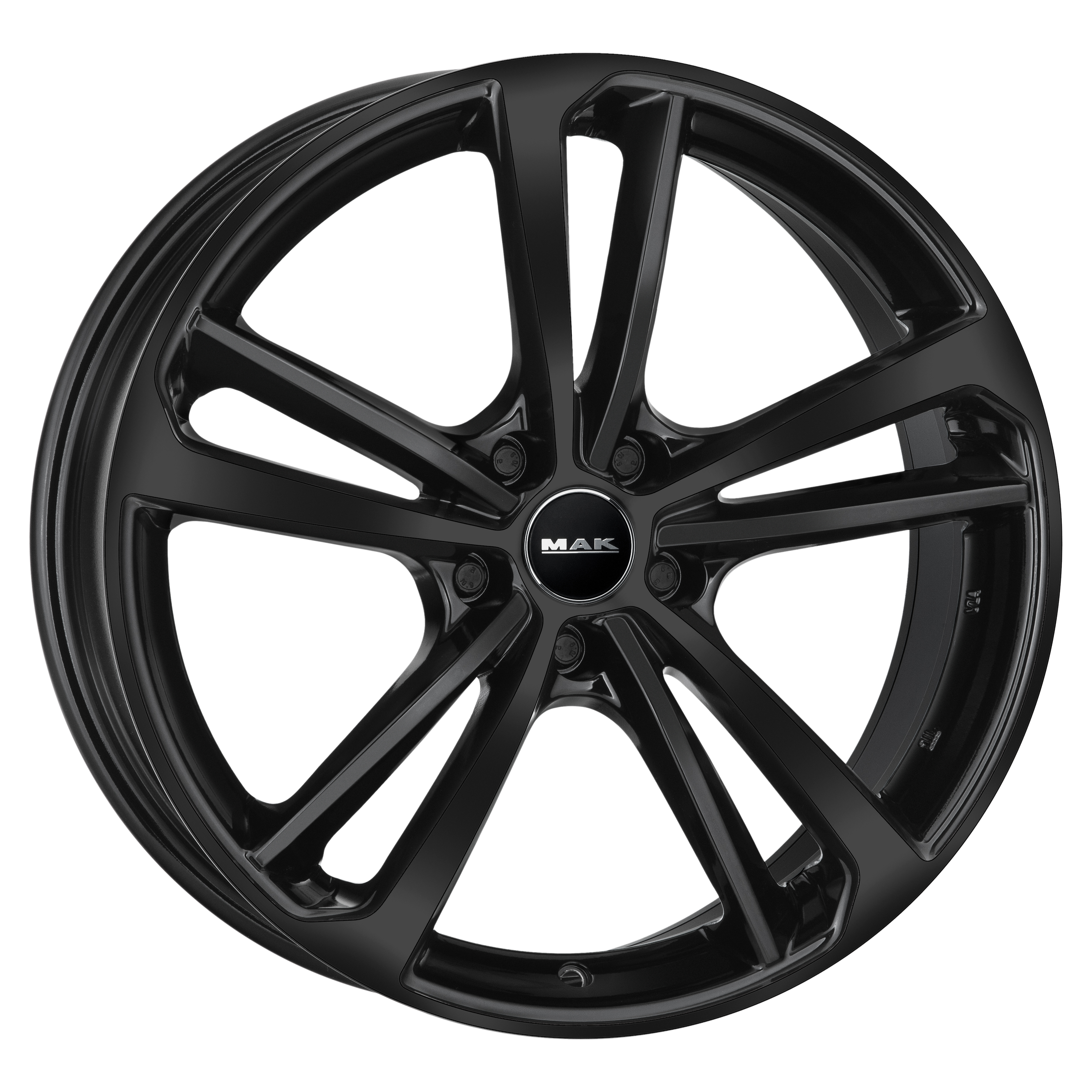 фото Колесный диск mak nurburg 8,0/r19 5*112 et42 d57,1 gloss black f8090nbgb42vw2x