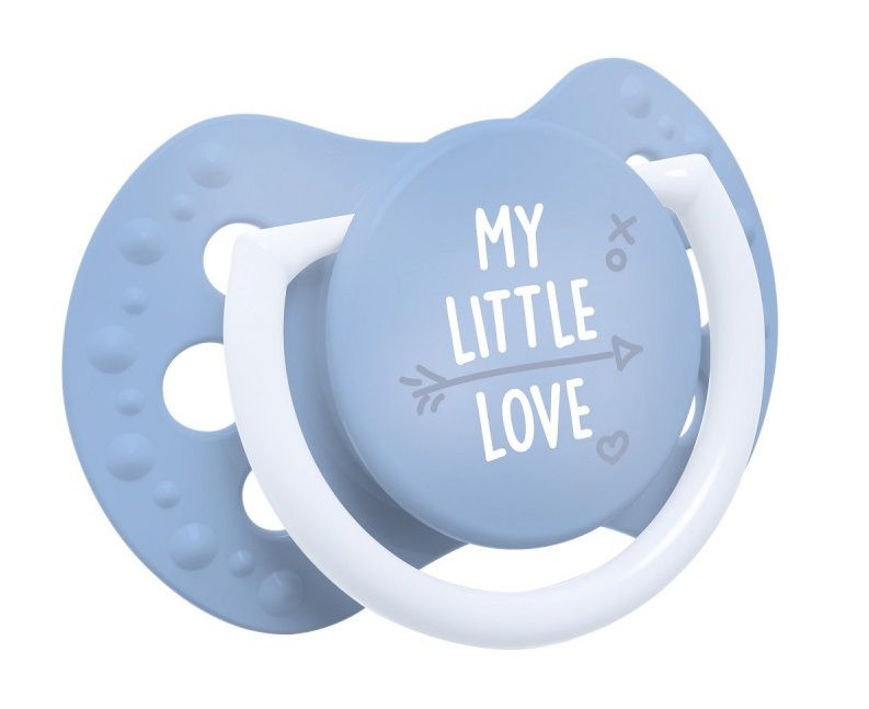 фото Набор пустышек динамических lovi my little love силикон 0-2 мес. 2 шт. для мальчика