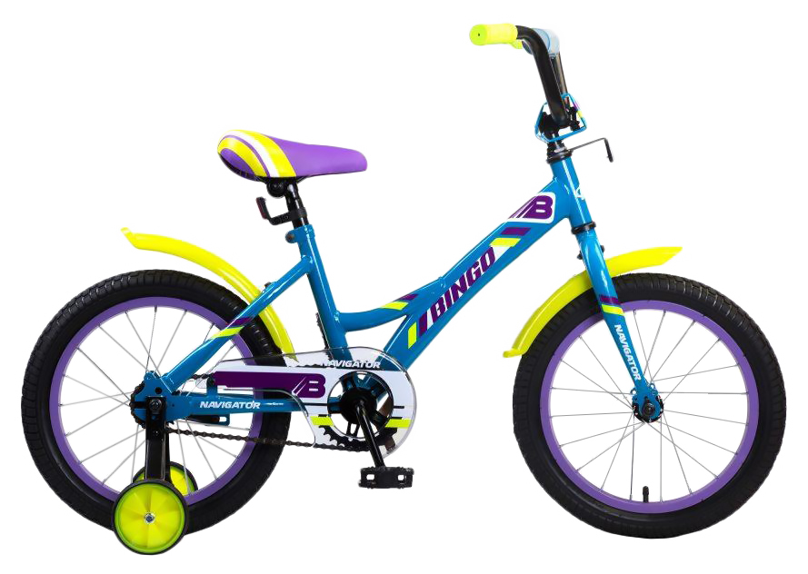 фото Велосипед детский двухколесный navigator bingo вм16138 синий