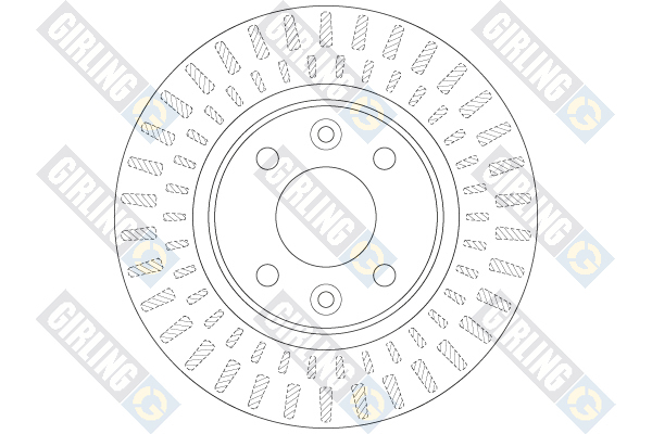 Тормозной диск GIRLING 6065341