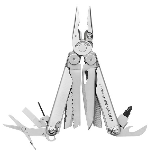 

Мультитул Leatherman Wave Plus, серебристый, 17 опций, Wave +