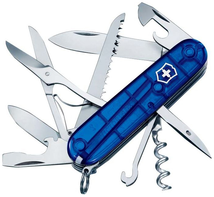 

Мультитул Victorinox CyberTool, синий/прозрачный, 34 опций, CyberTool