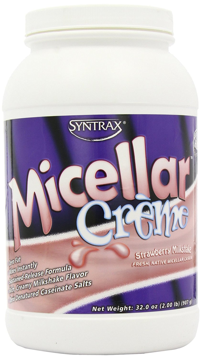 фото Протеин syntrax micellar creme, 912 г, strawberry milkshake