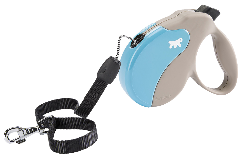

Поводок-рулетка Ferplast Amigo Cord 500см бежевый, голубой, Amigo