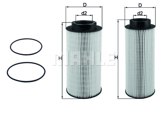 фото Фильтр топливный mahle kx 439kit mahle/knecht