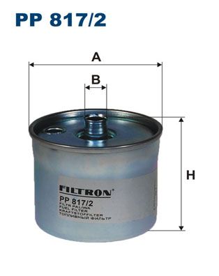 фото Фильтр топливный filtron pp817/2