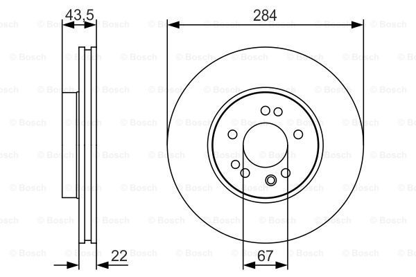 фото Тормозной диск bosch 0986479s15