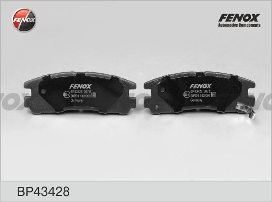 

Комплект тормозных колодк FENOX BP43428