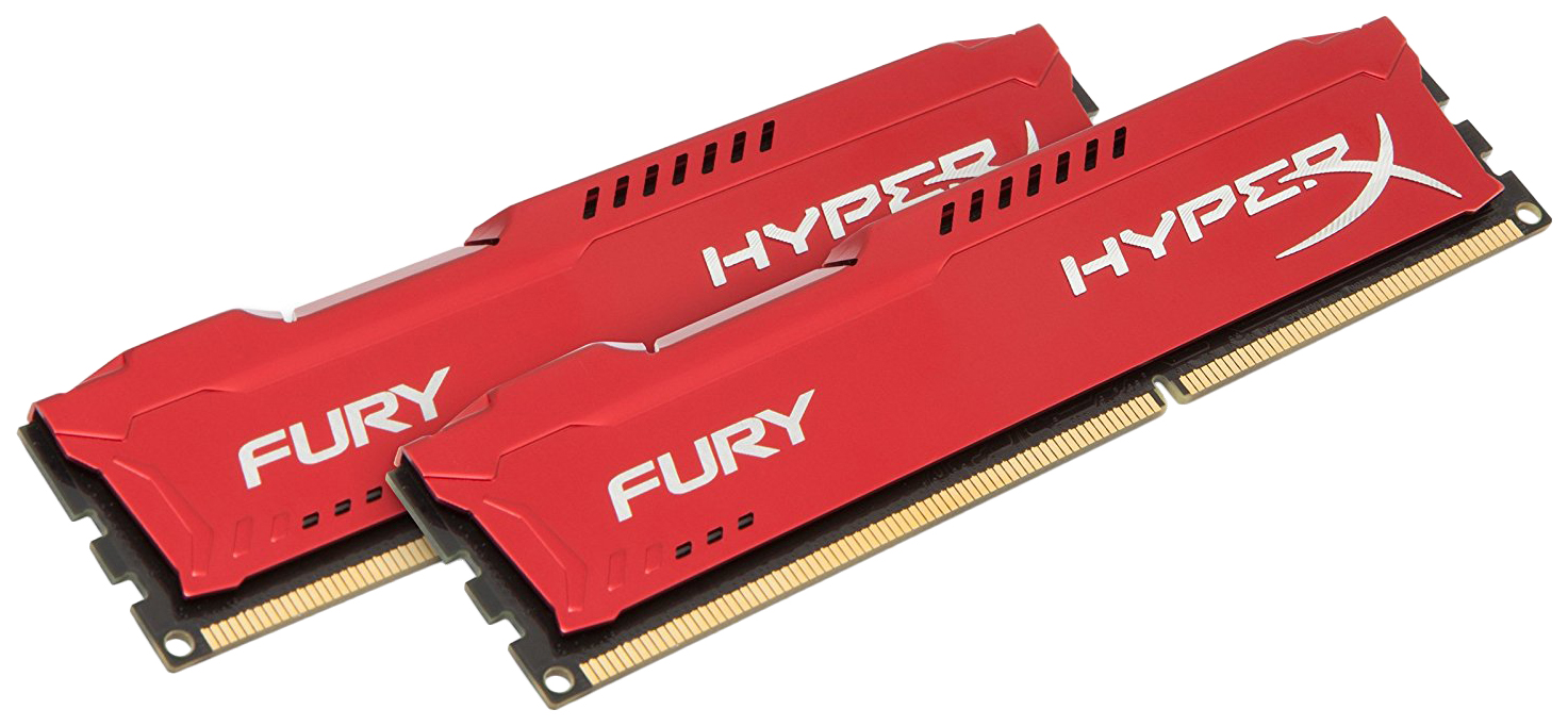 

Оперативная память HyperX FURY HX318C10FRK2/8, HyperX FURY Red