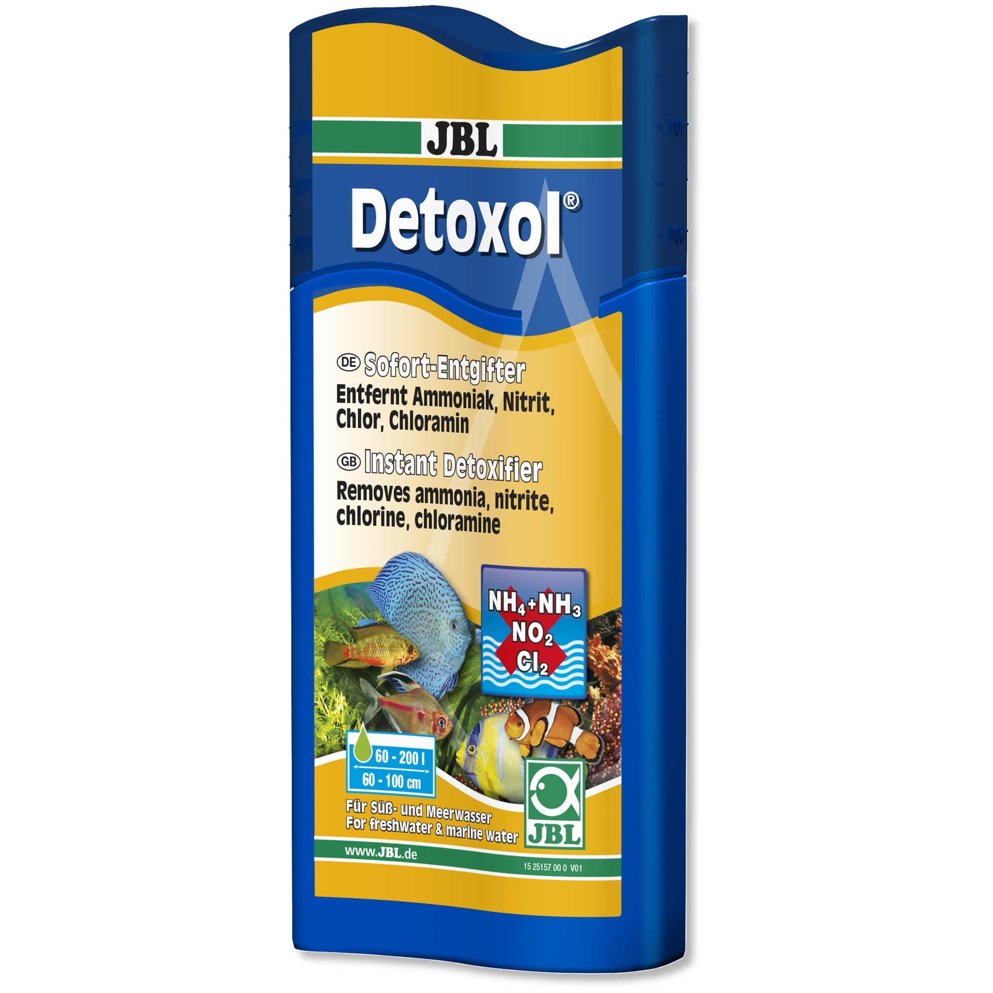 

Кондиционер для аквариума JBL Detoxol 100мл, Detoxol