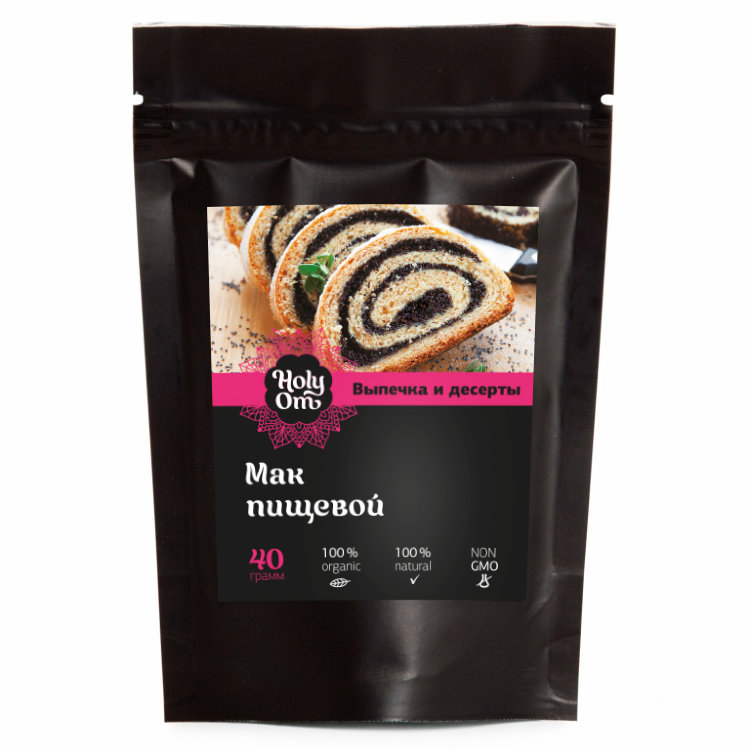 

Мак пищевой Holy Om выпечка и десерты 40 г