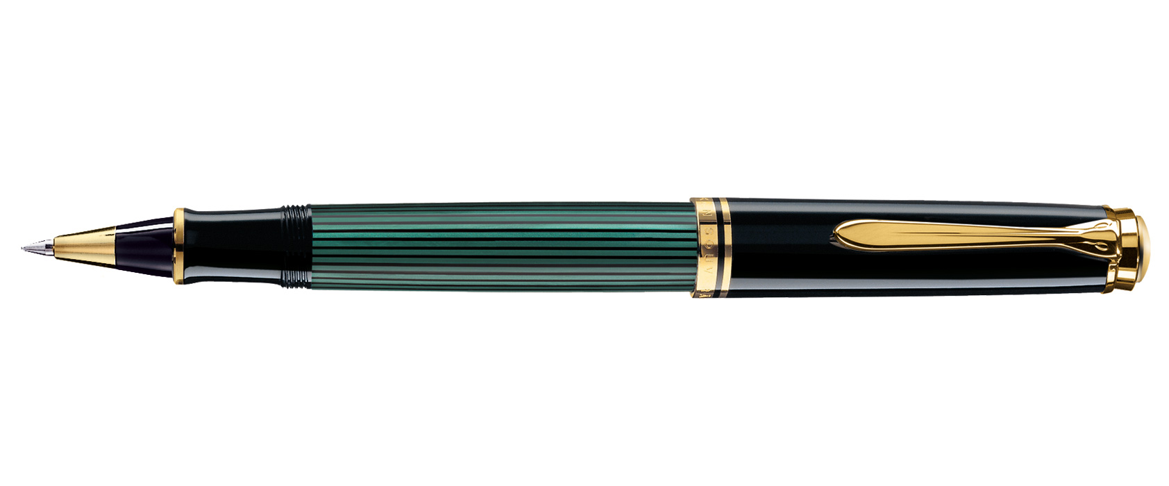 

Pelikan Souveraen - Black Green GT, ручка-роллер, F