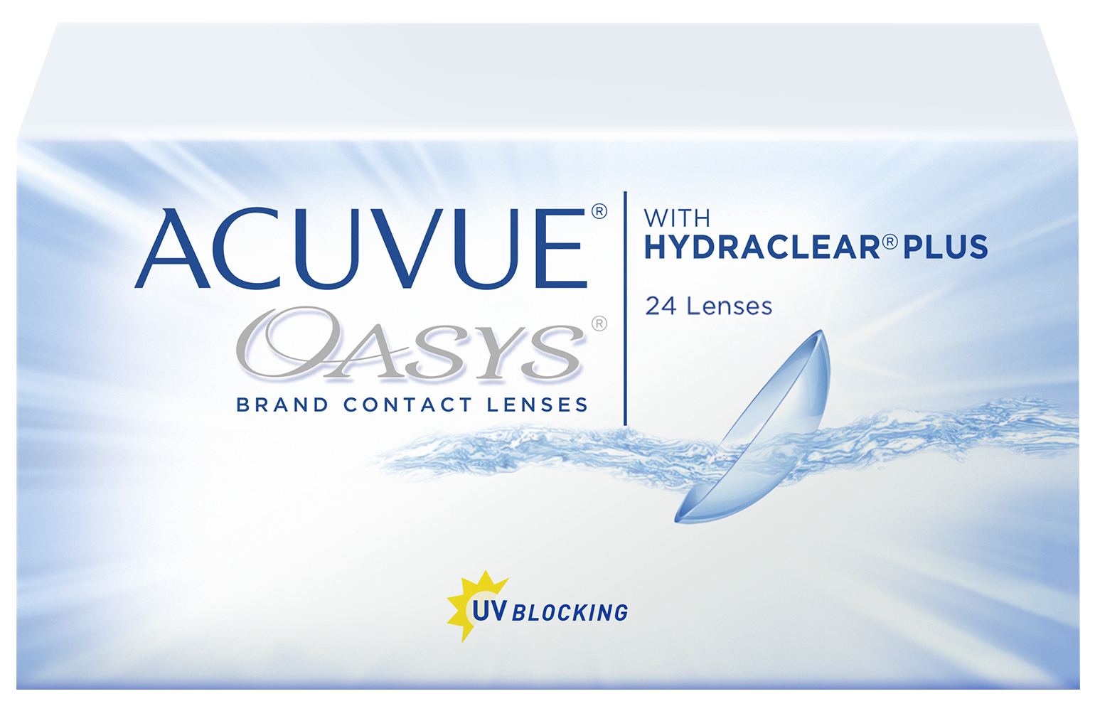 Контактные линзы Acuvue Oasys with Hydraclear Plus 24 линзы R 8, 8 +1, 00  - купить со скидкой