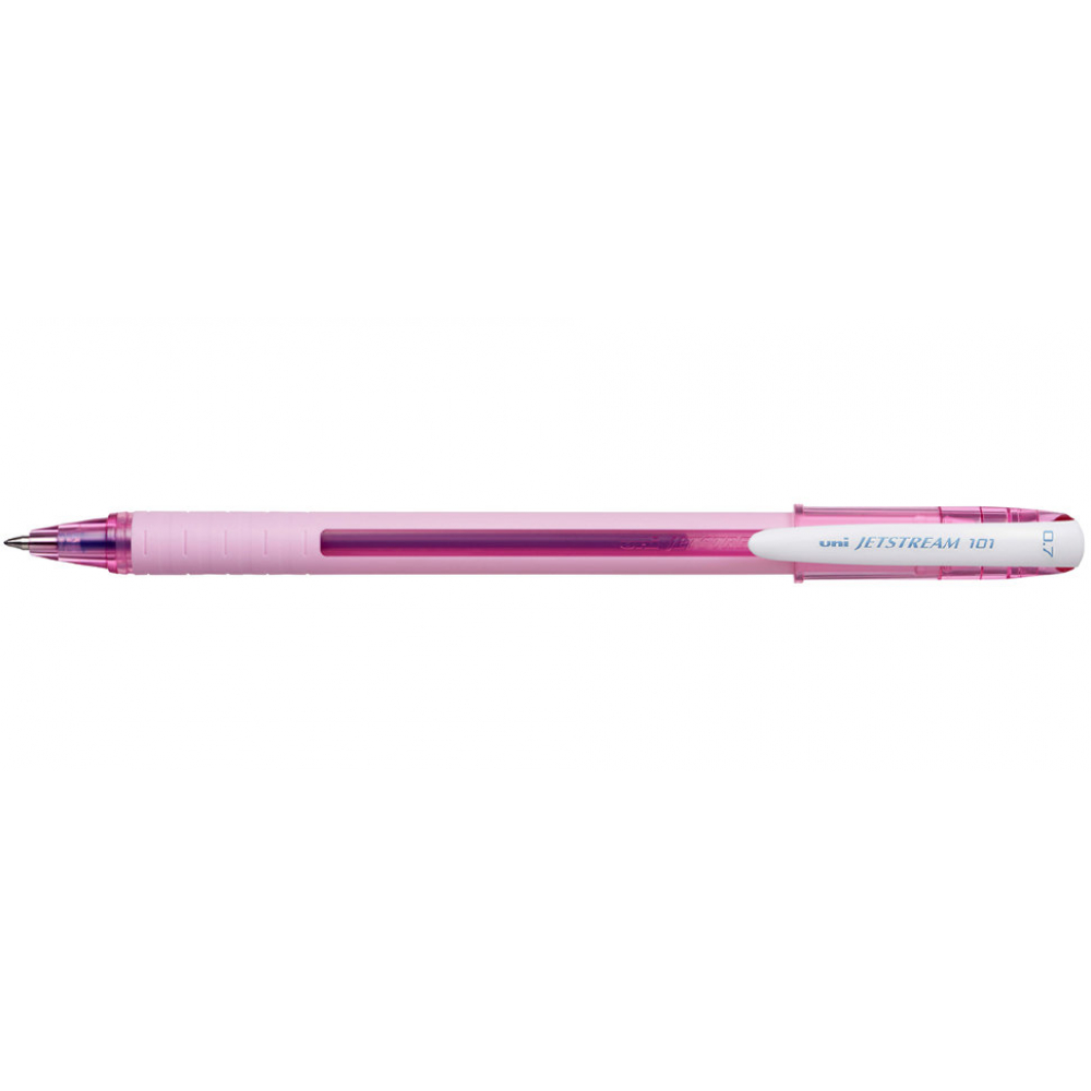 Ручка шариковая UNI Mitsubishi Pencil Jetstream SX 101 07FL, розовая, 1 шт.