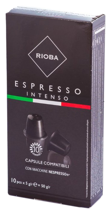 фото Кофе в капсулах rioba espresso intenso 10 капсул