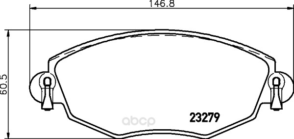 

Тормозные колодки HELLA PAGID/BEHR Nao 8DB355029581