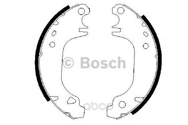 

Тормозные колодки барабанные peugeot 205/309 86-94 BOSCH 0986487275 BOSCH 986487275