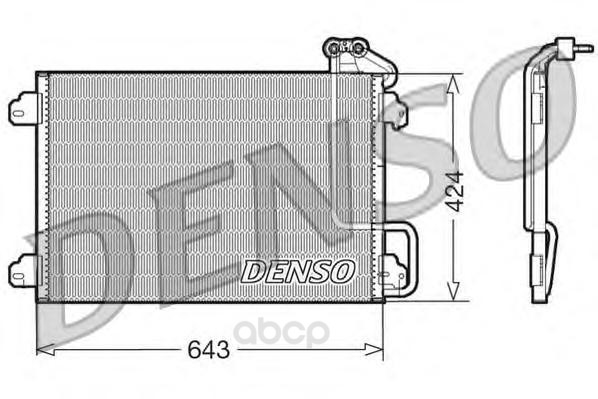 

Радиатор кондицинера 643x424 Denso DCN23013