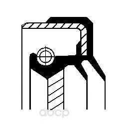 

Сальник хвостовика CORTECO 01027965B fpm 85x140x13/17; правого кручения; bs sp daf