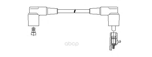 фото Провод высоковольтный mercedes 50см bremi 159/50